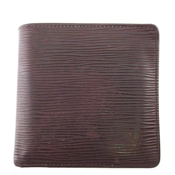 LOUIS VUITTON Bi -fold Wallet Epi Leather Authentic USED T20364 - Picture 1 of 11